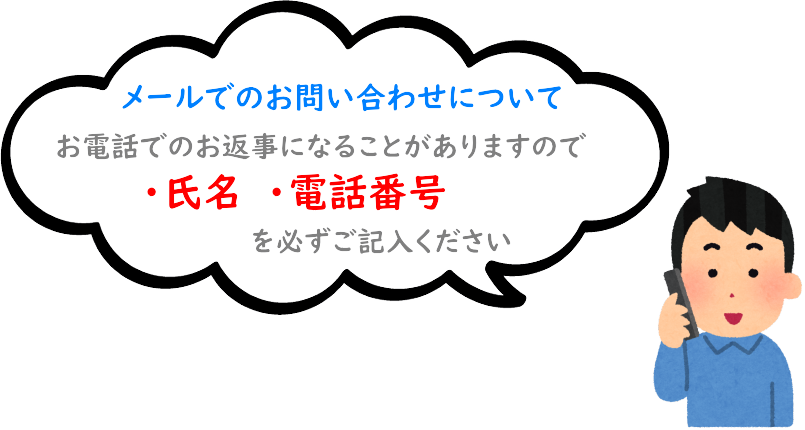 お問い合わせについて